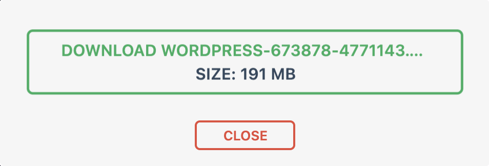 export file download